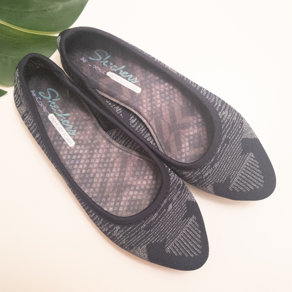 skechers navy ballet flats